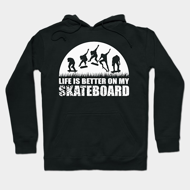 Skateboard T-shirt Hoodie by Ebazar.shop